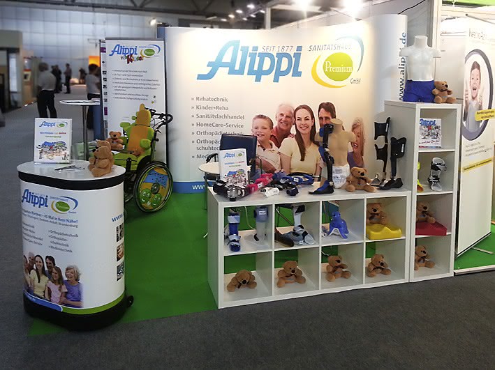 Messestand in Leipzig