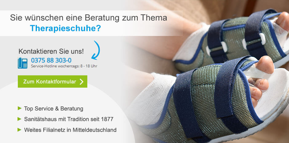 Therapieschuhe Banner