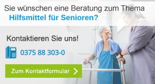 Hilfsmittel für Senioren Banner mobil